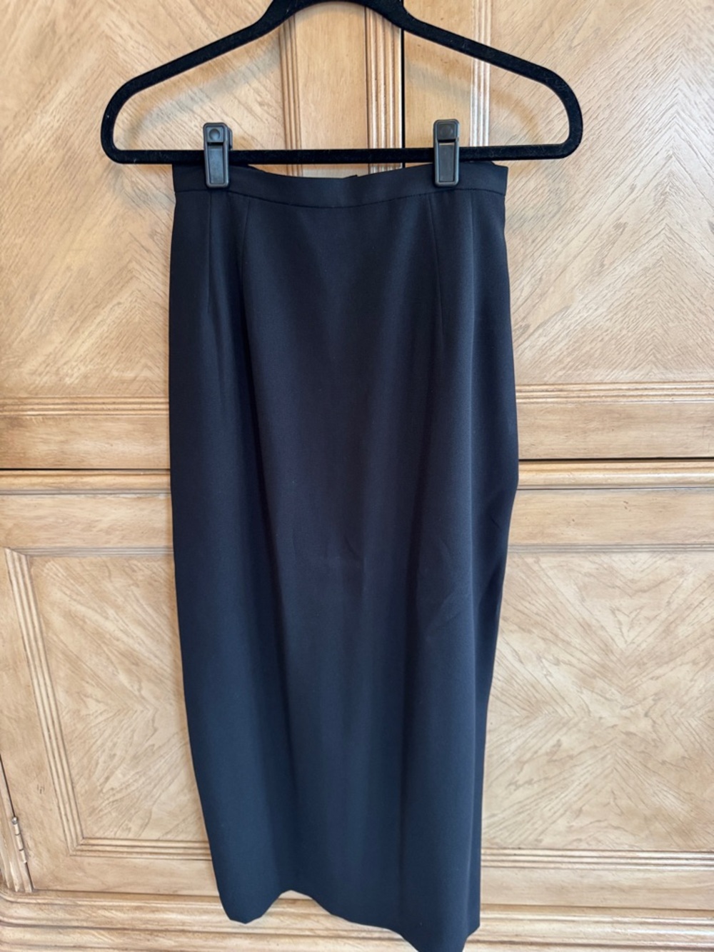 Classic Black Pencil Skirt - Women